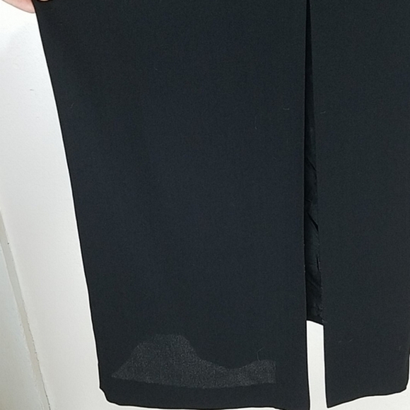 Cocktail dress short sleeve formal sequin circle maxi black lace stretch Small - Picture 6 of 12